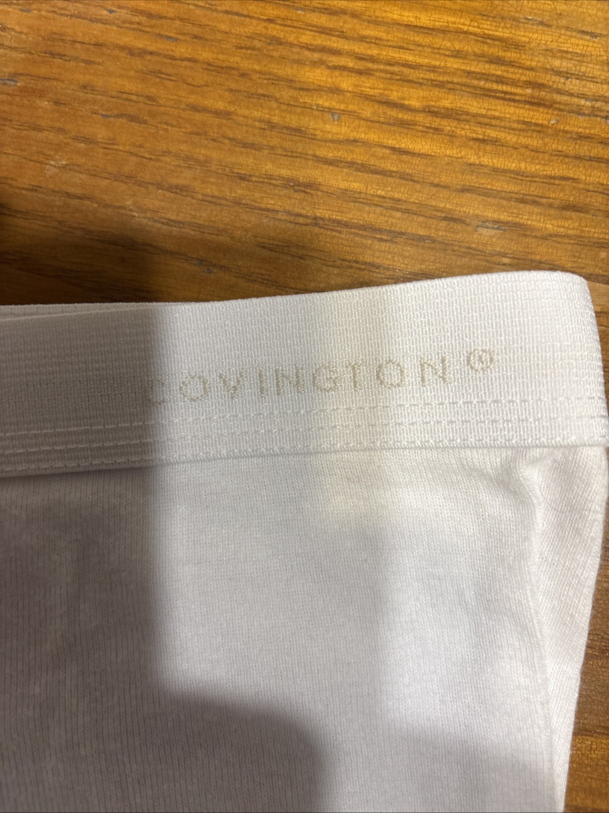 Covington vintage white brief Size38