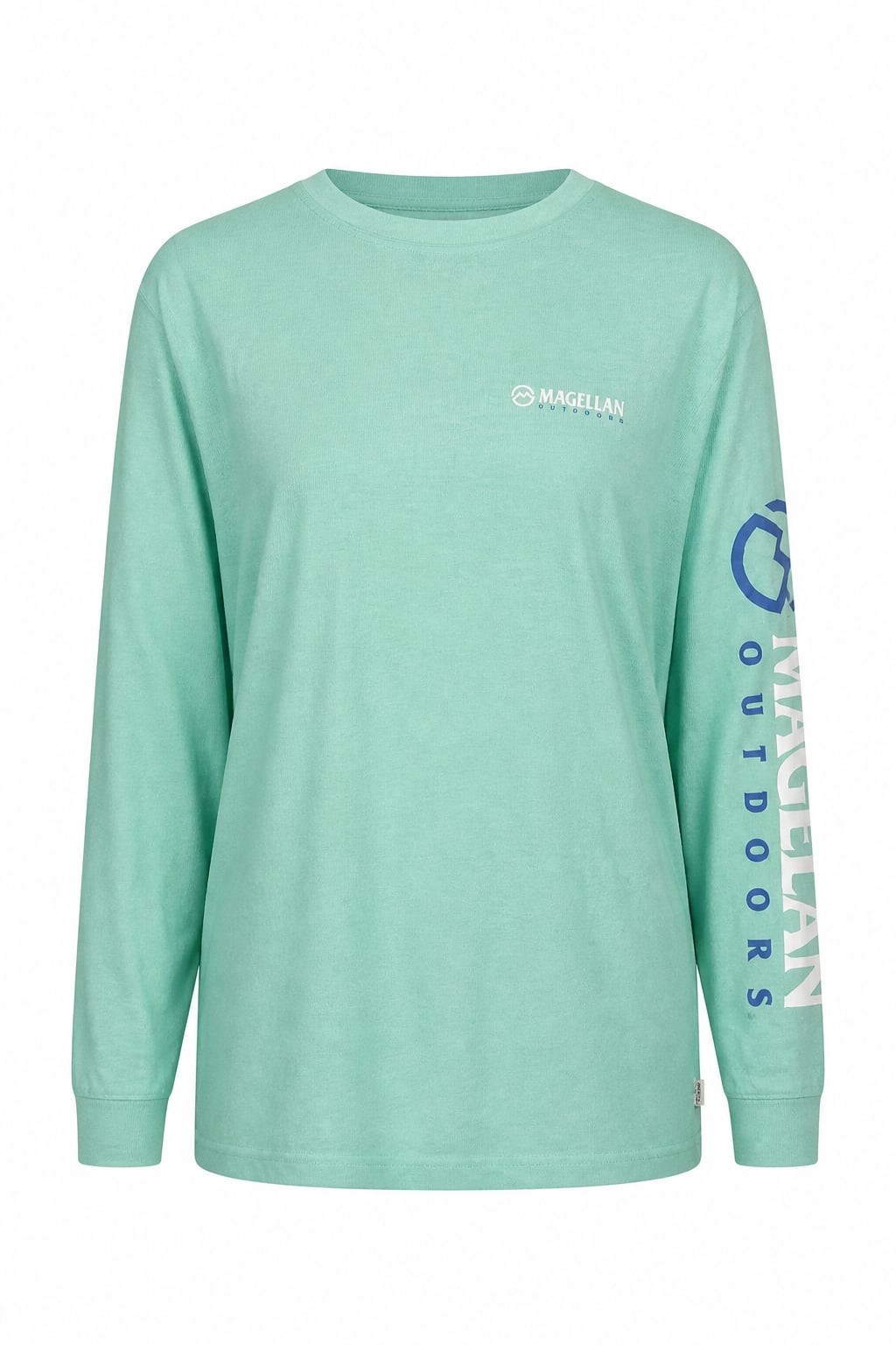Magellan Outdoors Men’s Grotto Falls Classic Fit Long Sleeve T-Shirt Size M Beac