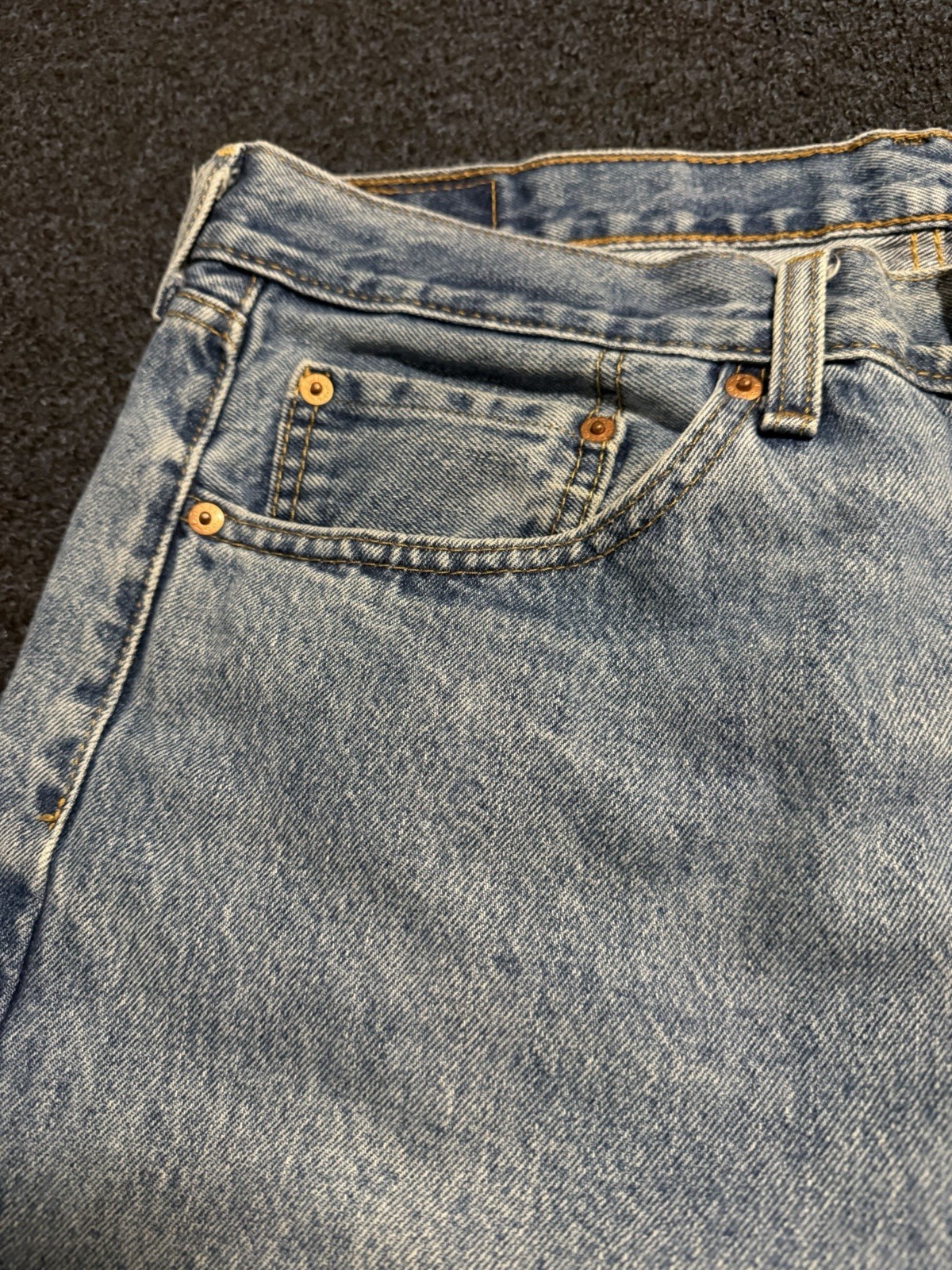 Levi’s® 505® Men’s Regular Fit Jeans Light-Stonewash, 36×32