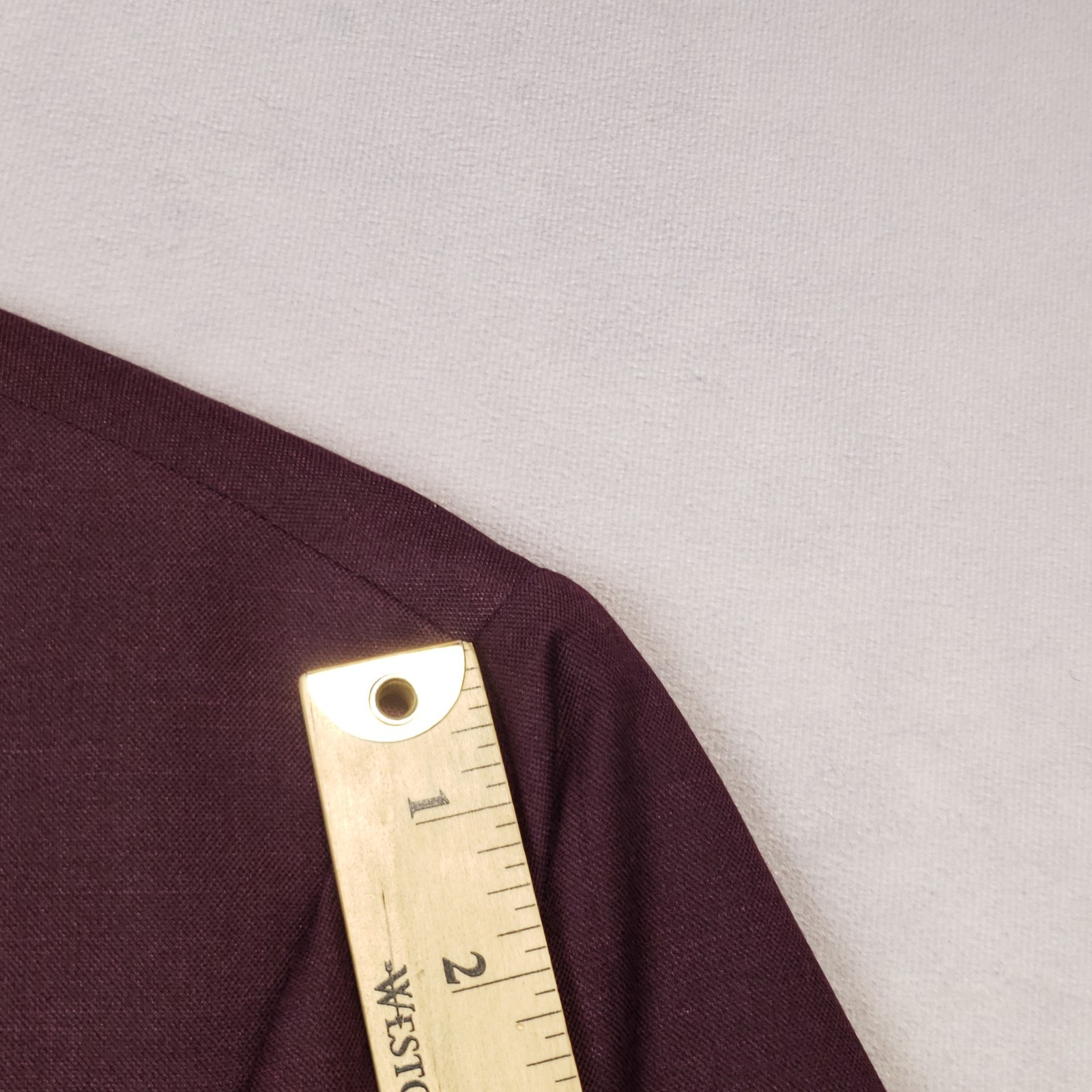 Lineage Sport Coat Men’s 46R Burgundy Two Button Double Vented Stretch Blazer