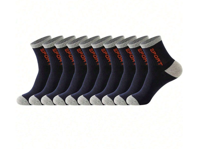 Men’s Mid-Calf Socks, Suitable For Daily Wear