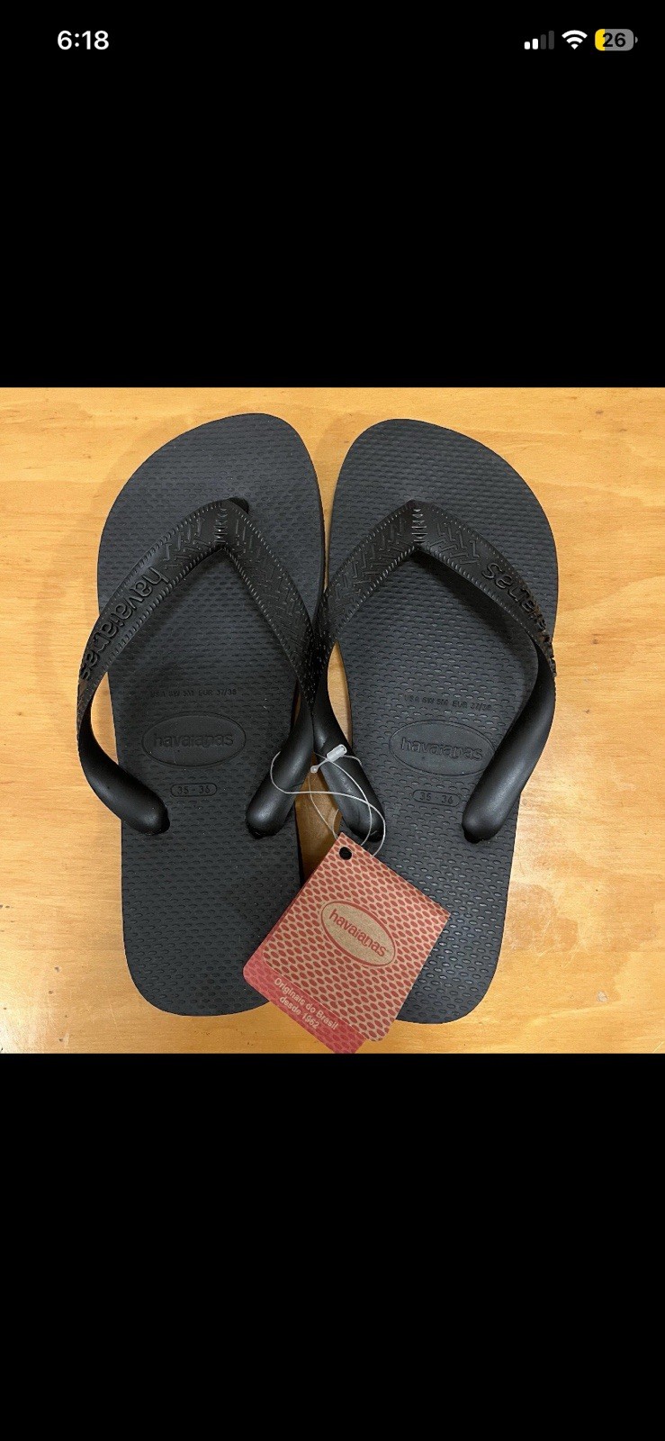 Havaianas Flip Flops W 6 M 5
