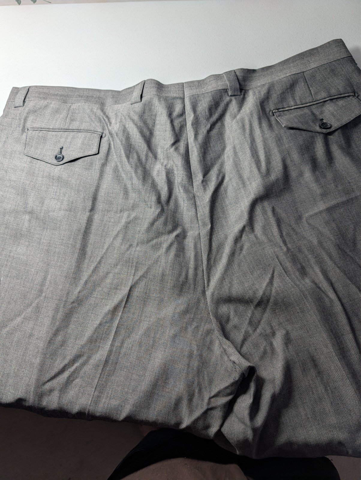 Tiglio Rosso 3 Piece Suit Mens 56L Pants 48×34 Light Gray Double Breasted 150s