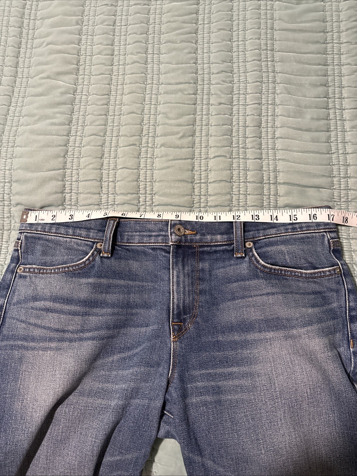 Baldwin 29 Kennedy Low Rise Boyfriend Capri Denim, Y2K, Stretch, 98% Cotton, EUC
