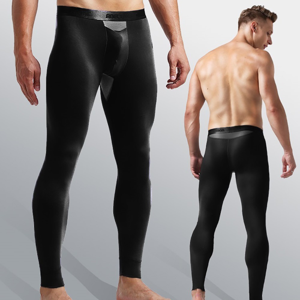 Mens Thermal Underwear Set Undershirts Long Johns Top Bottom Pants Base Layer