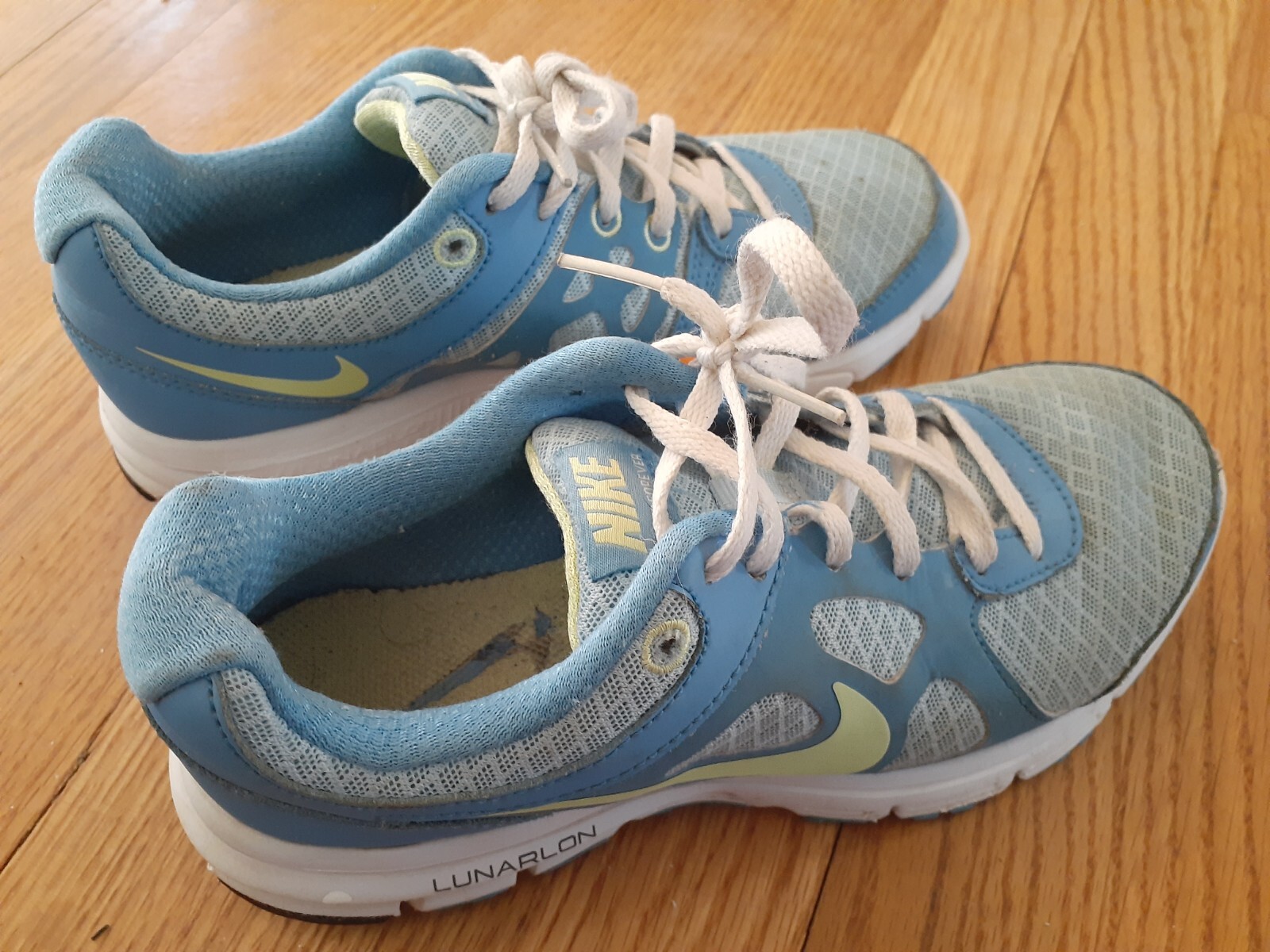 Nike Lunarlon 488 274 -400 Athletic Running Walking Shoes Size 5Y