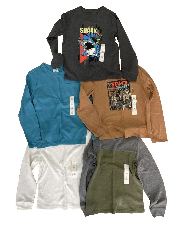 NWOT KIDS CLOTHES FALL/WINTER BOYS LOT OF 20PCS MIX N MATCH SIZE 5-6T