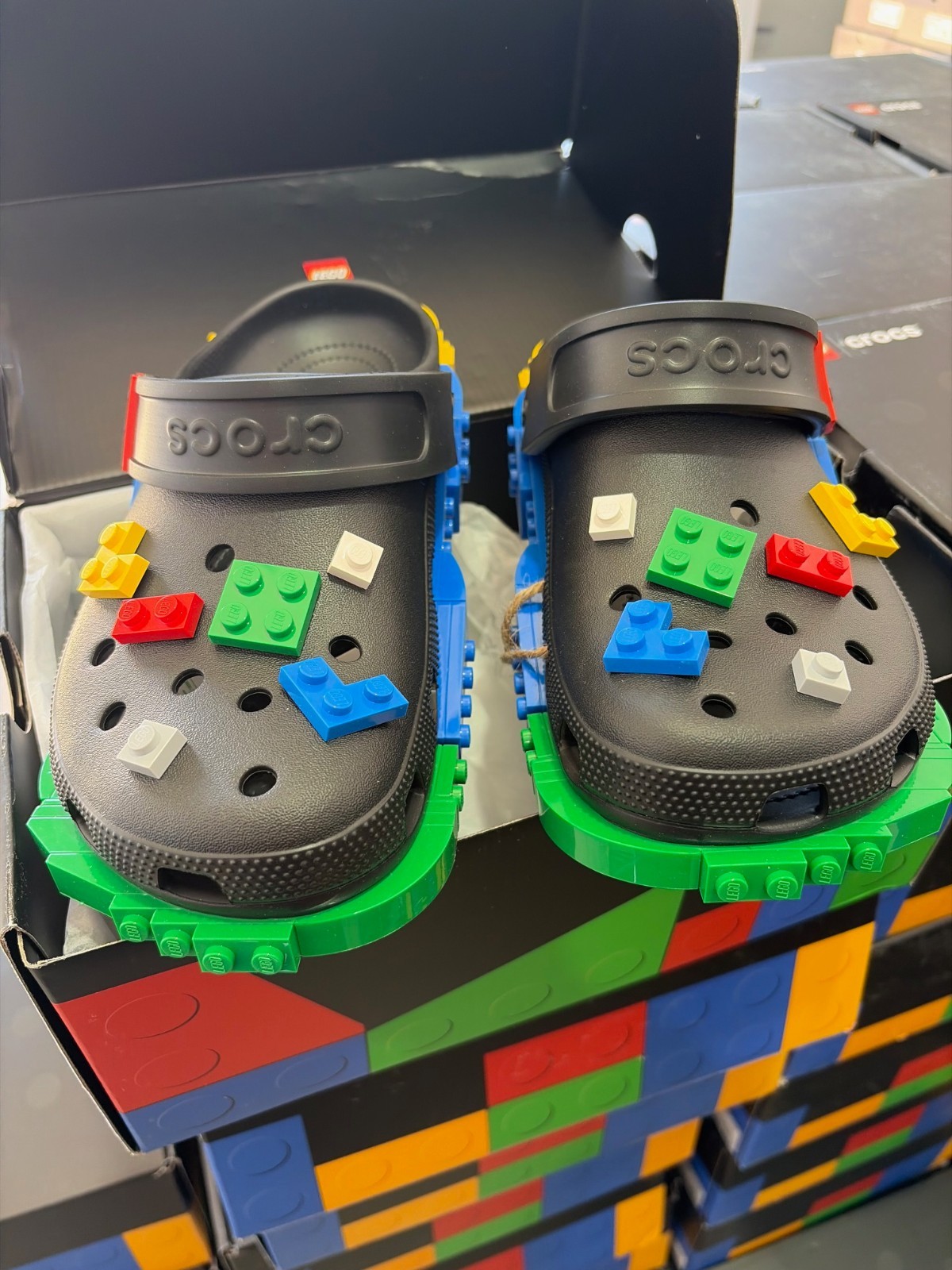 Crocs Masterbrand Creativity Clog LEGO Black Multi 213655-90H 212388-90H