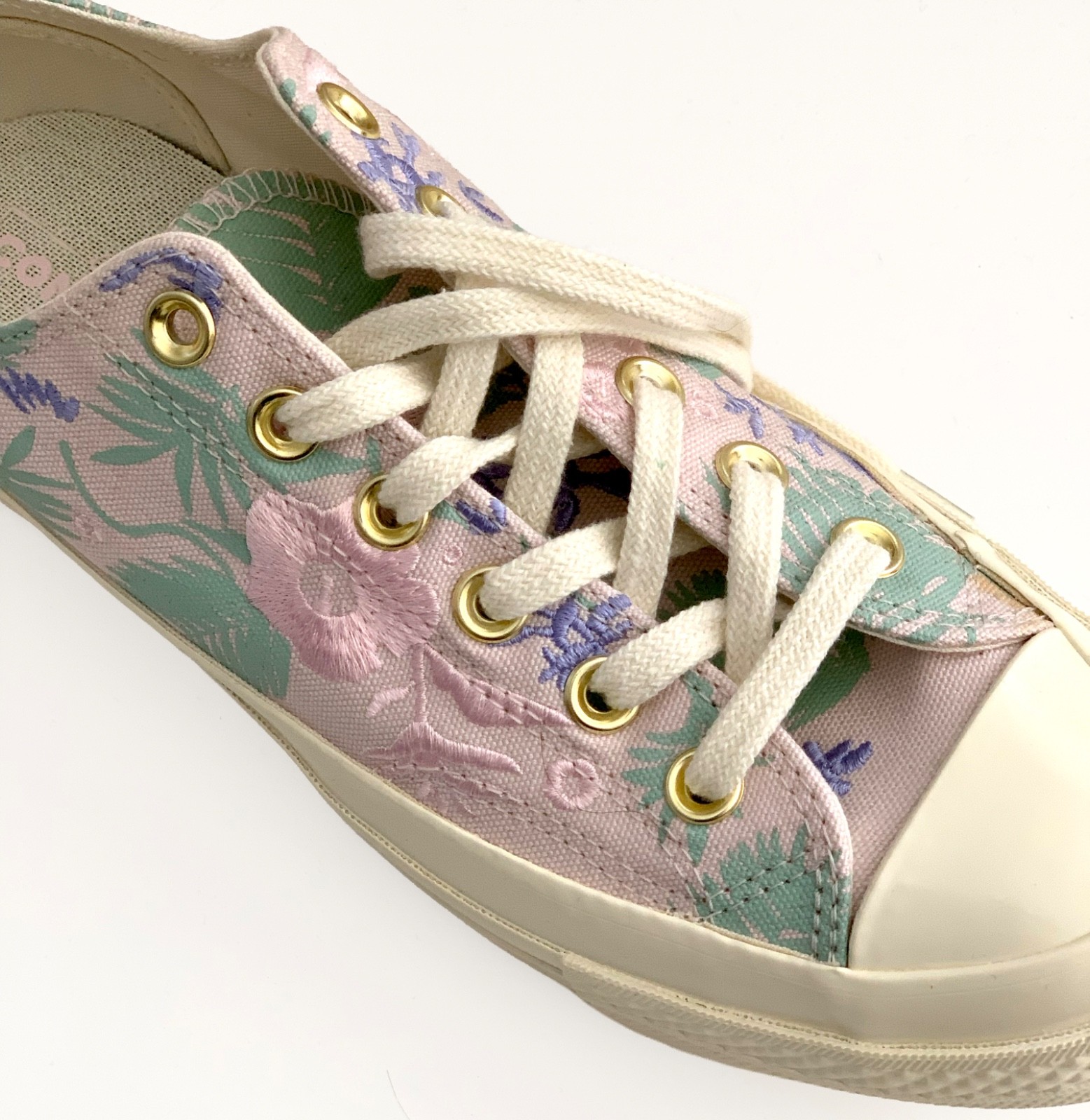 ∞ NIB CONVERSE Chuck 70 OX Floral Embroidered Barley Rose/Jaded Women’s US 7.5 ∞