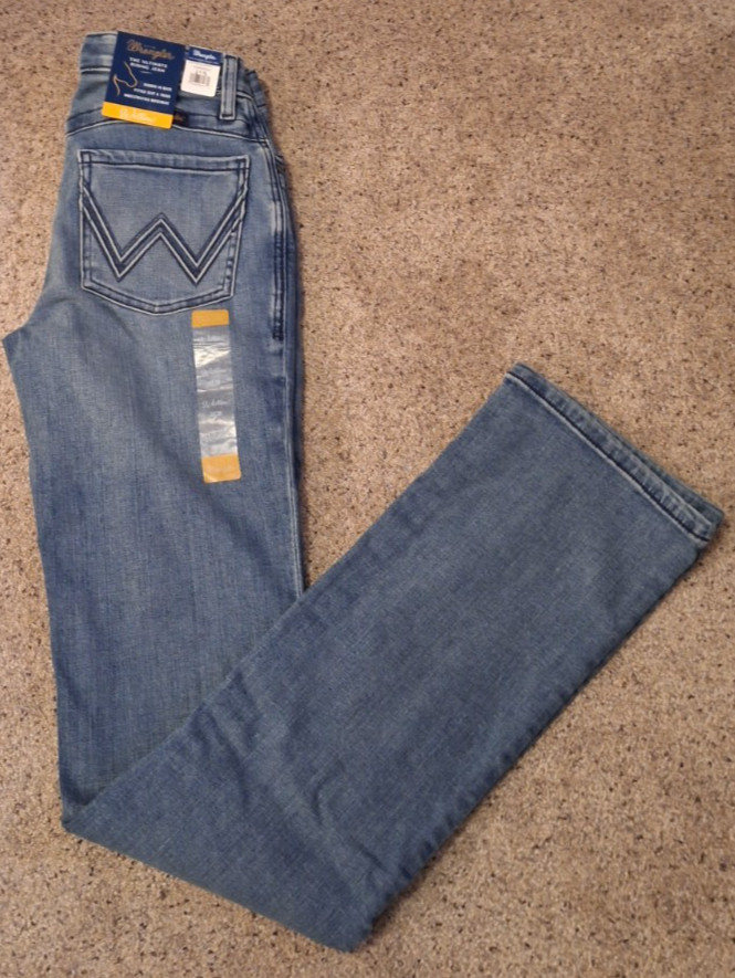 Wrangler Jeans Womens 3×38 Blue Willow Ultimate Riding Jean Stretch Denim NEW