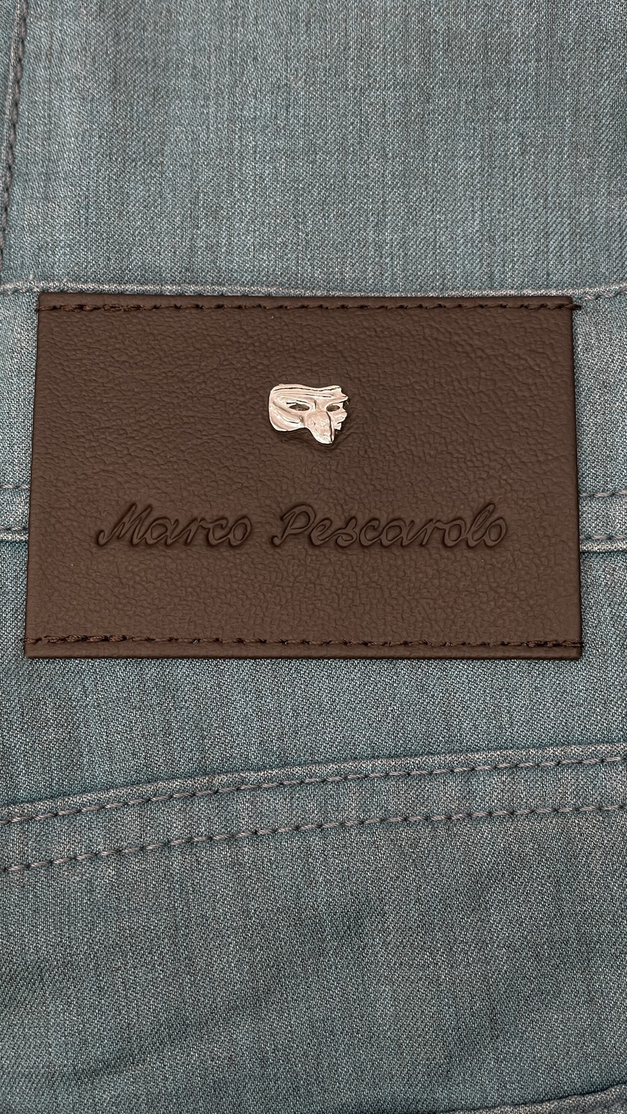 Marco Pescarolo Mens Pants Turquoise Blue Size US 36/ IT 52 Wool 5 Pocket