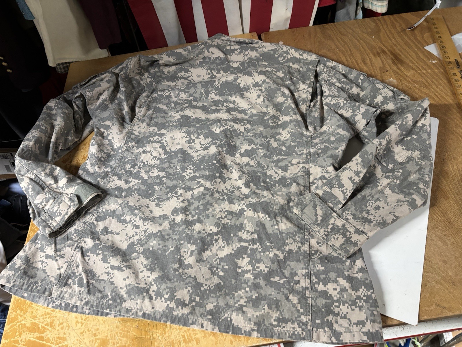 USGI Digi Camo FR ACU Combat Jacket Coat XL X-Long Tall Army Flame Resistant