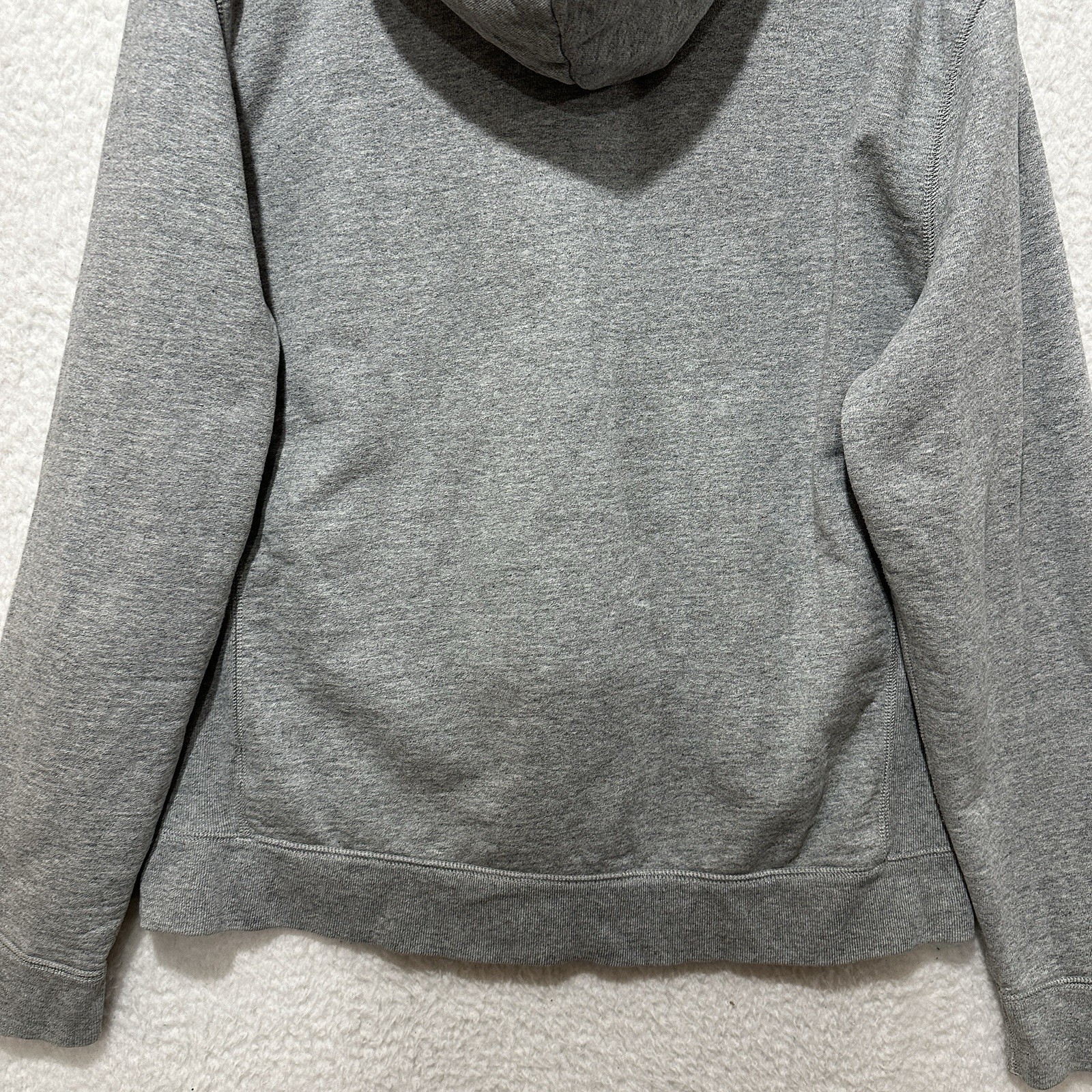 J.Crew Outerwear Fleece Hoodie Gray Deck Hook Heavyweight Sweater Size Large