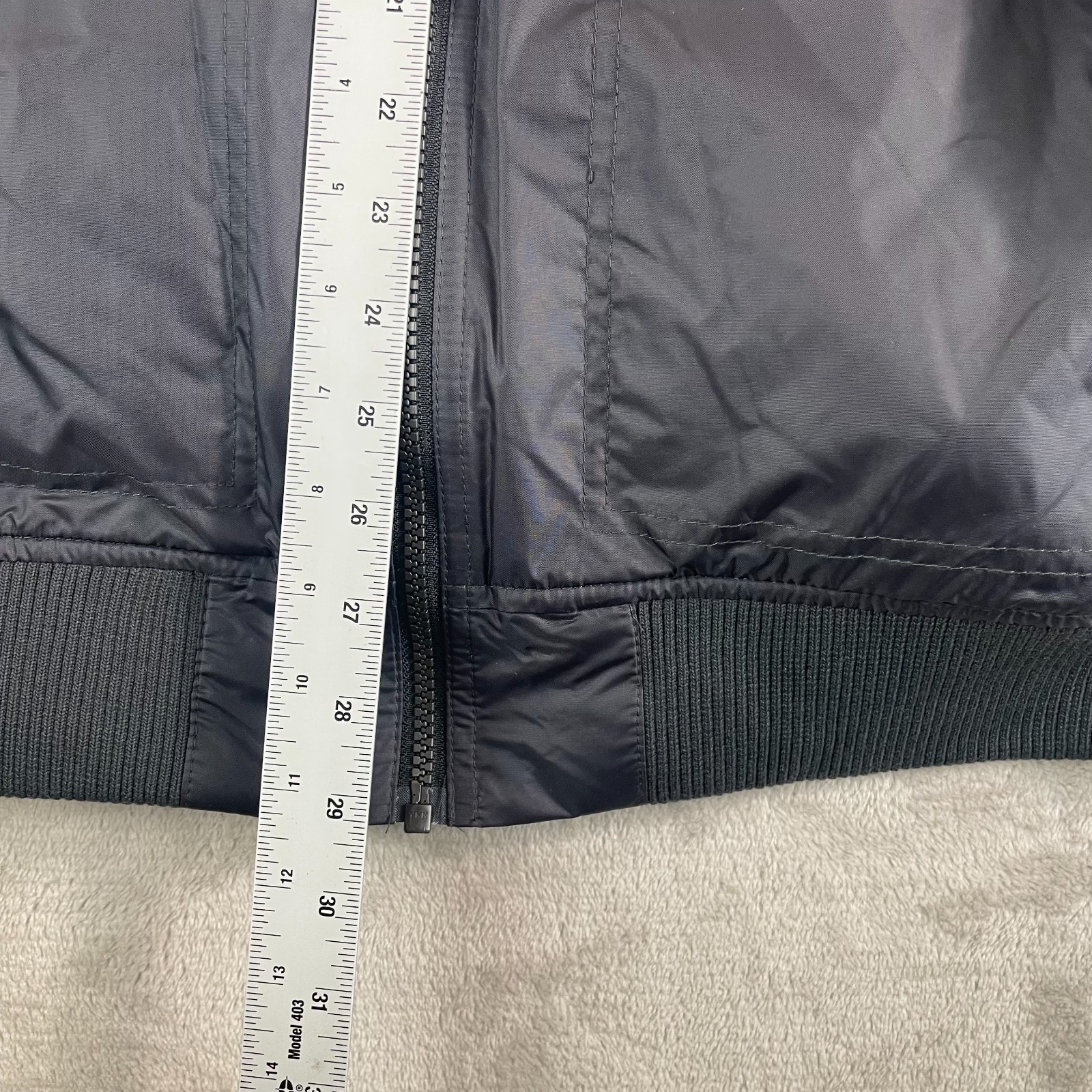 Mercedes Benz Drivers Bomber Jacket Men XL Dark Grey Full Zip Logo NWT $395