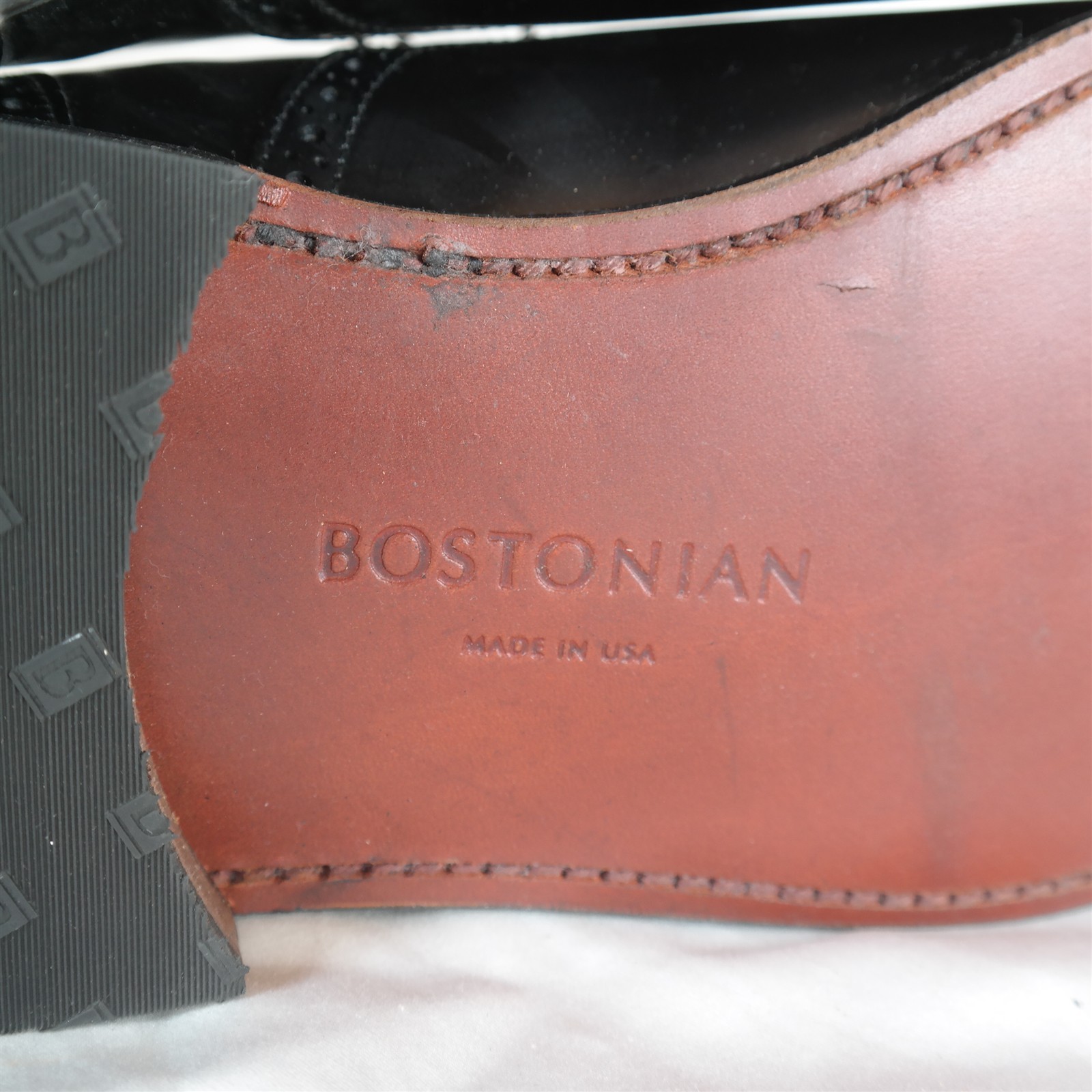 New Men’s Bostonian 22021 Jefferson Sz 12 EEE Dress shoes Black