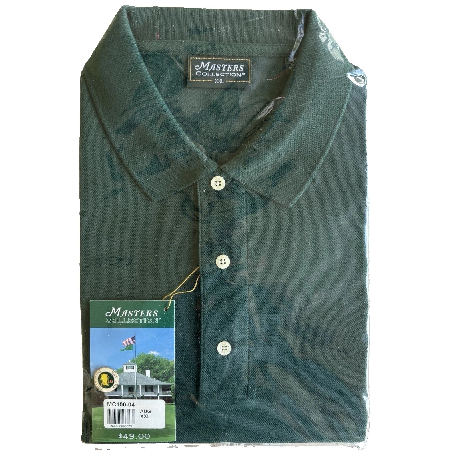 Vintage 2004 Augusta National Masters Collection XXL Men’s Polo with Ball Marker