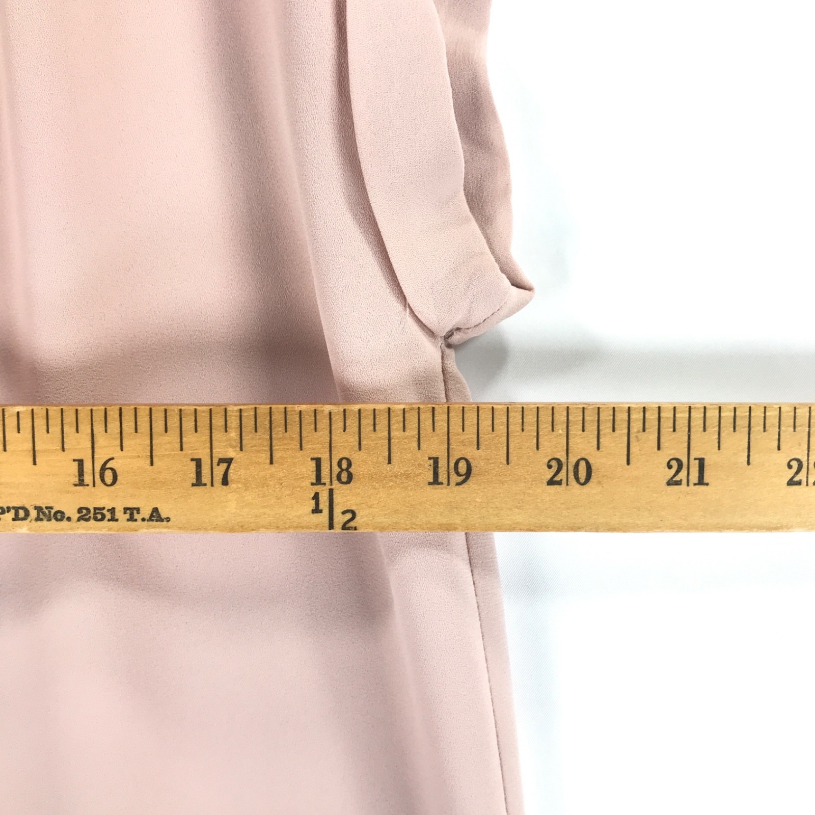 Philosophy Lightweight Blouse Women’s M Pink Poly V Neck Cap Sleeve Pullover