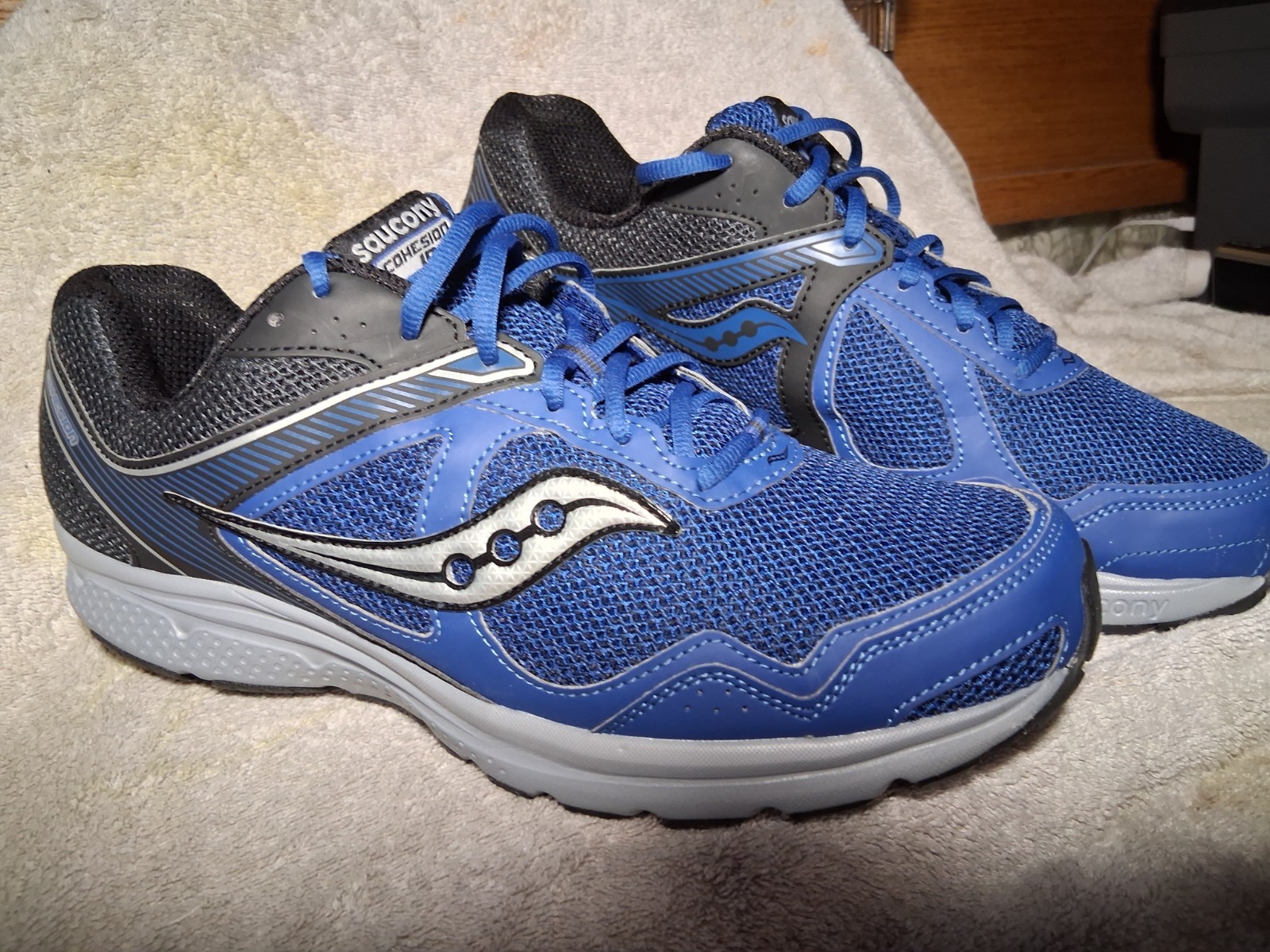 Saucony Grid Cohesion 10 Men’s Breathable Low Top Lace-Up Running Shoes S25343-3