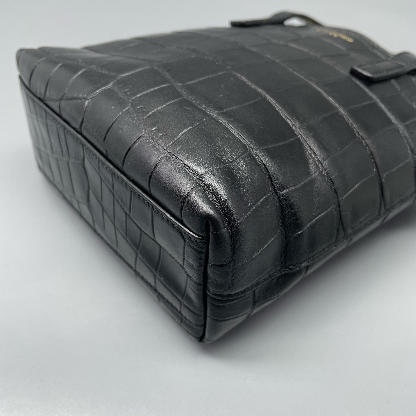 Saint laurent Pre-Owned Authentic Tote Black 16*17*6cm Free Tracked Shipping