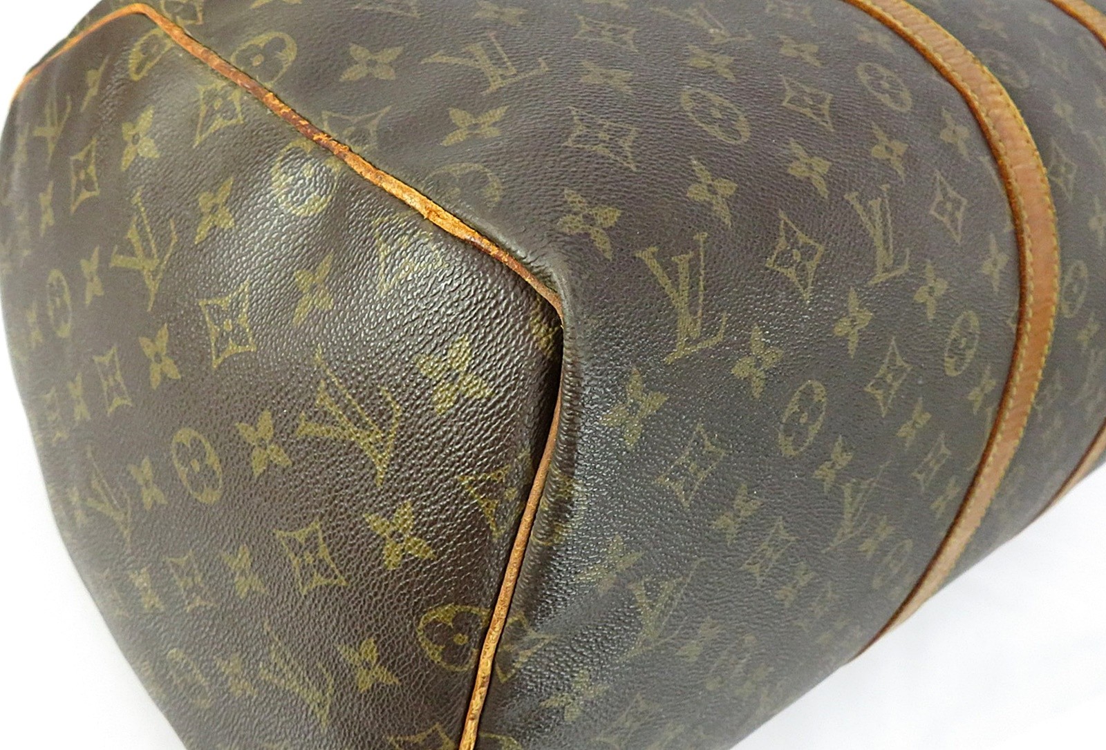 Authentic LOUIS VUITTON Keepall 55 Monogram Canvas Duffel Bag #64013