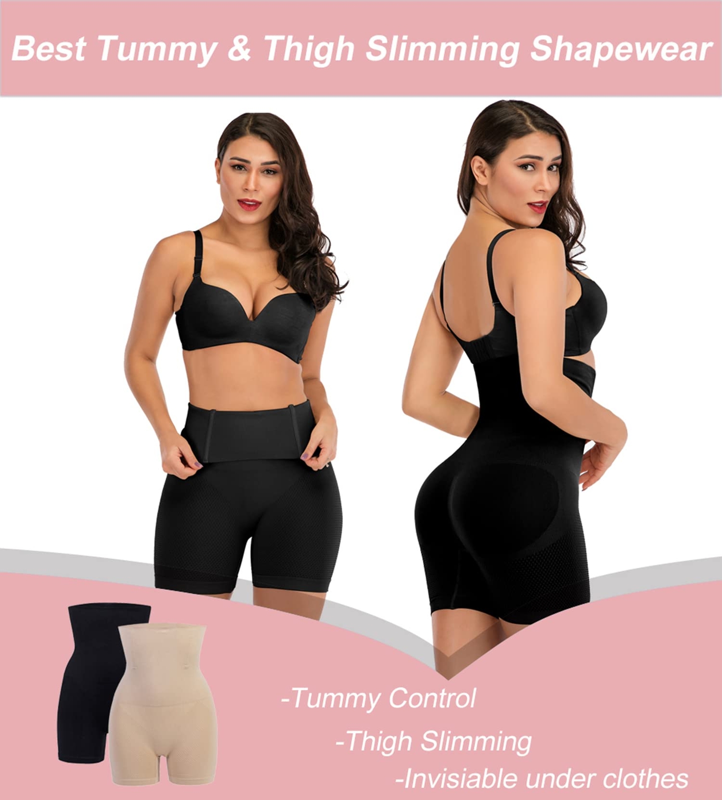 Tummy Control Panties High Waist Body Shaper Seamless Thigh Slimmer Slim Shorts