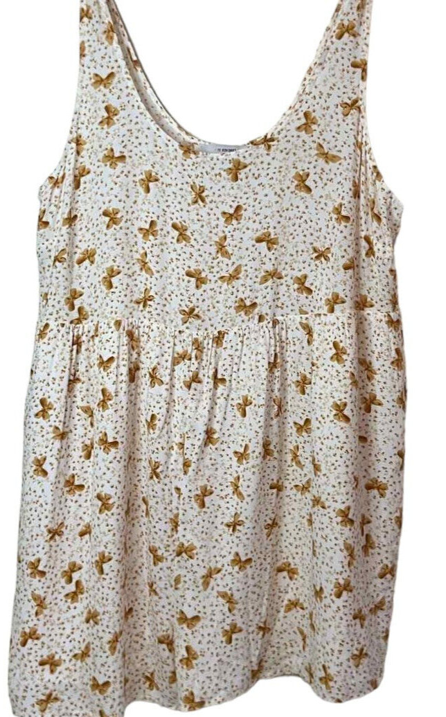 Forever 21 Women’s Butterfly Print Sleeveless Romper Plus Size 3X
