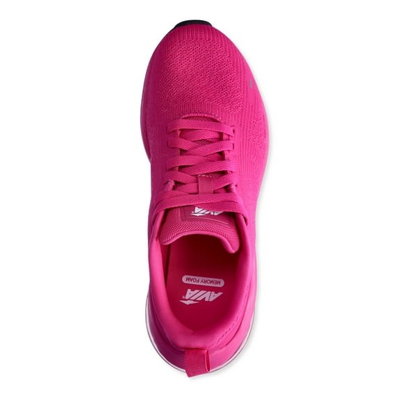 Avia Women’s Lace-Up Air Cushioned Midsole Pink Athletic Low-Top Sneakers: 6-11
