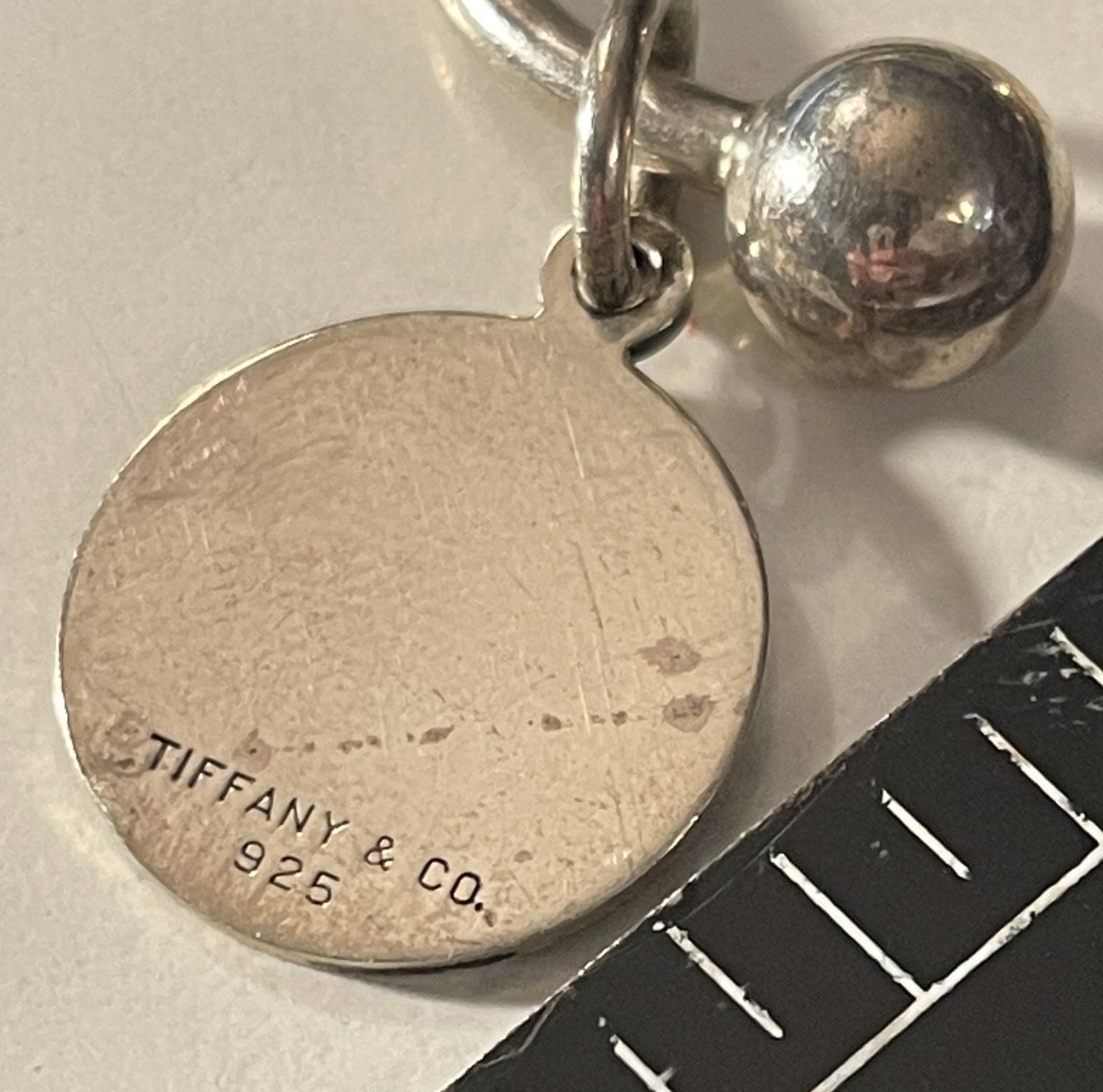 1999 TIFFANY & CO “1ST PLACE” HORSESHOE KEY CHAIN .925 STERLING SILVER 10+ GRAMS