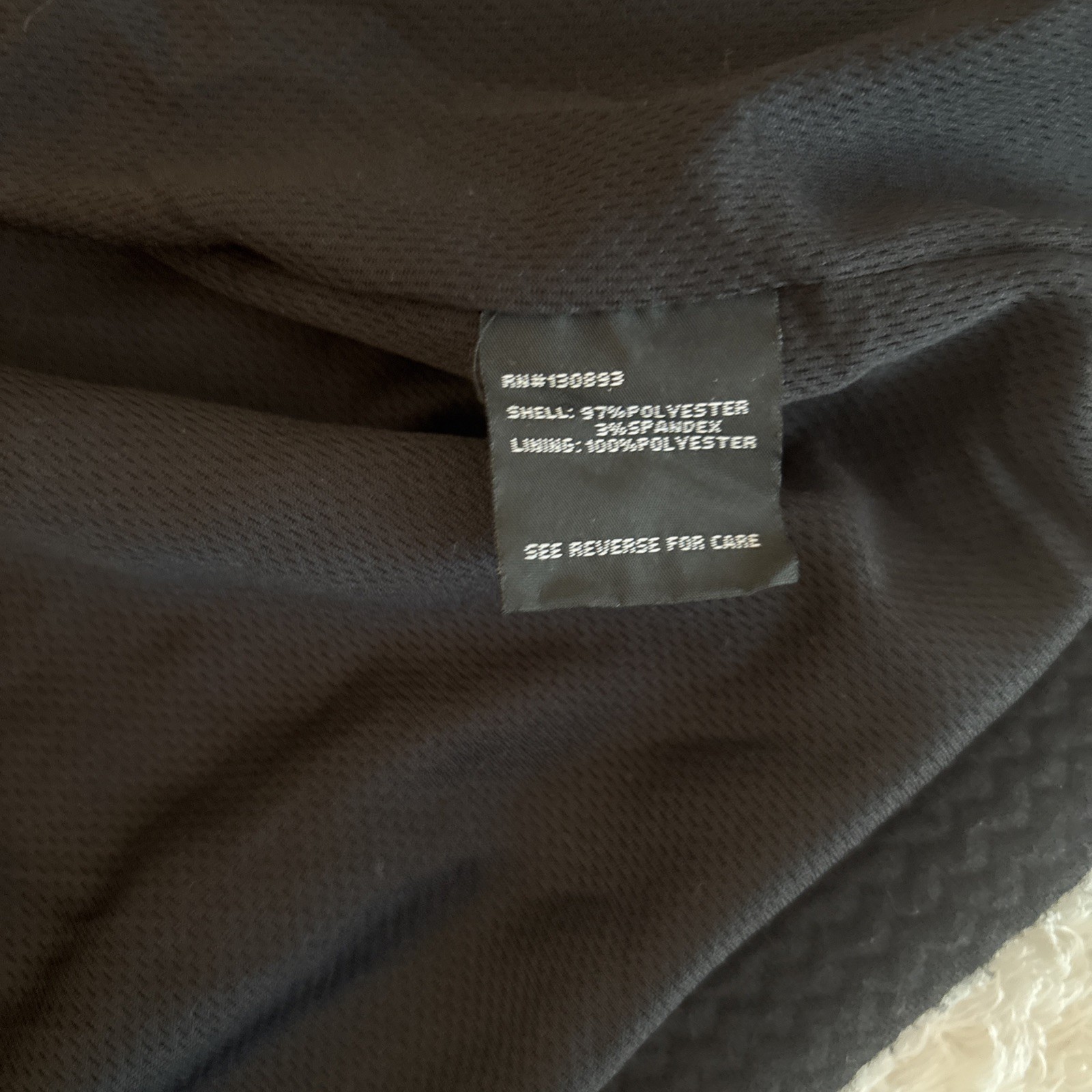 New Balance Athletic Hooded Textured Fabric Black Jacket Men’s Size XL
