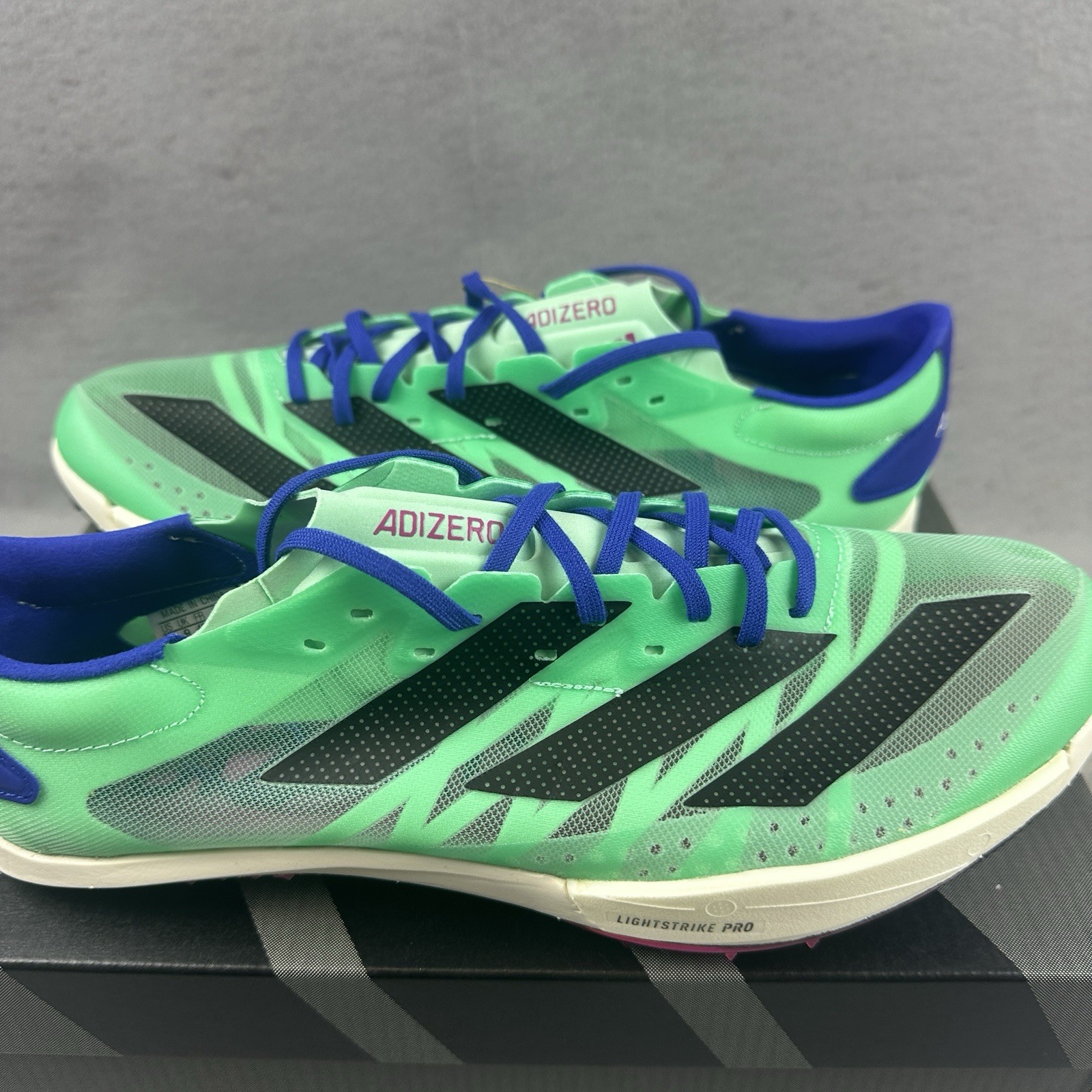 Adidas Adizero Ambition Distance Spikes Cleats Mens 8.5 Women 9.5 GV9068 New Box