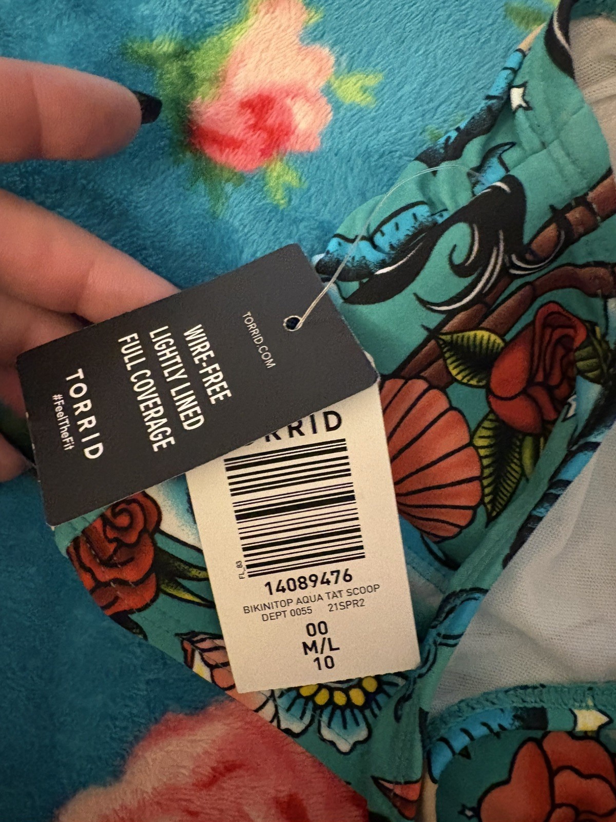 Torrid Women’s Wireless Scoop Neck Bikini Top Plus Size ML (57)