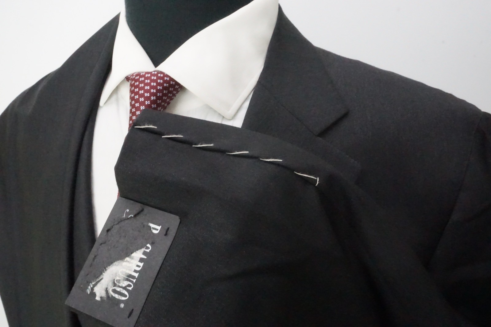 Raffaele Caruso Sartoria Parma Loro Piana S120s Wool Gray 2 Pc Suit 36R US NEW