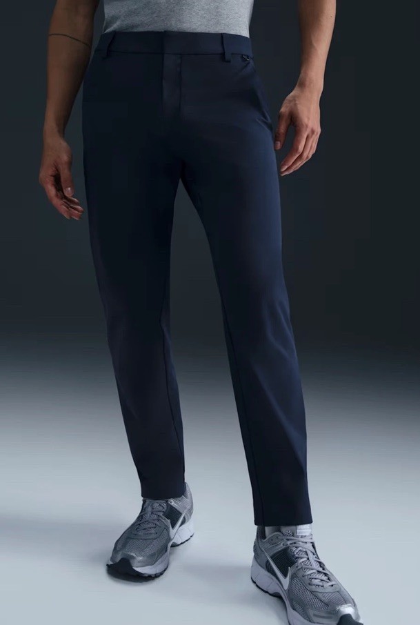 $125 Nike Men’s 24.7 Dri-Fit Perfect Stretch Slim Fit Pants-Navy- 32Wx 30L -New