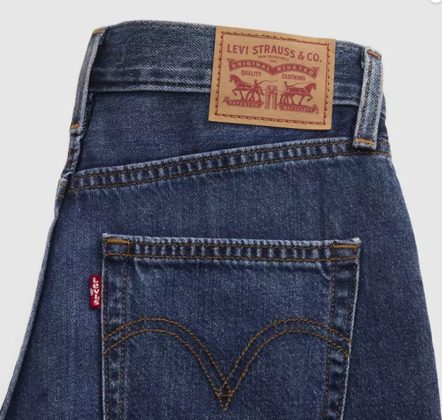 Levi’s Middy Wide-leg Ankle Lightweight Women’s Jeans, Kiss Goodbye – Dark Wash