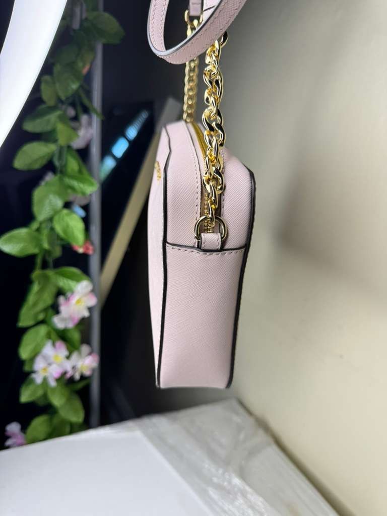 Michael Kors Jet Set Item Large East West Shoulder Crossbody Bag Powder Blush