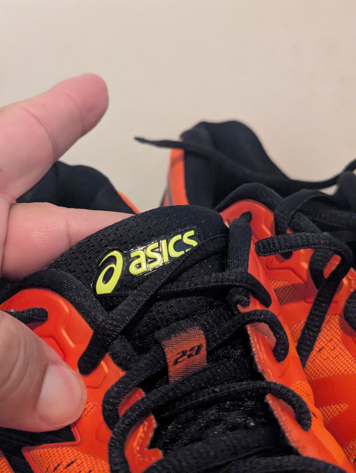 ASICS Gel Kayano 23 Lite Show ‘Flame Orange’ Size 11 1/5 Men’s Running Shoes
