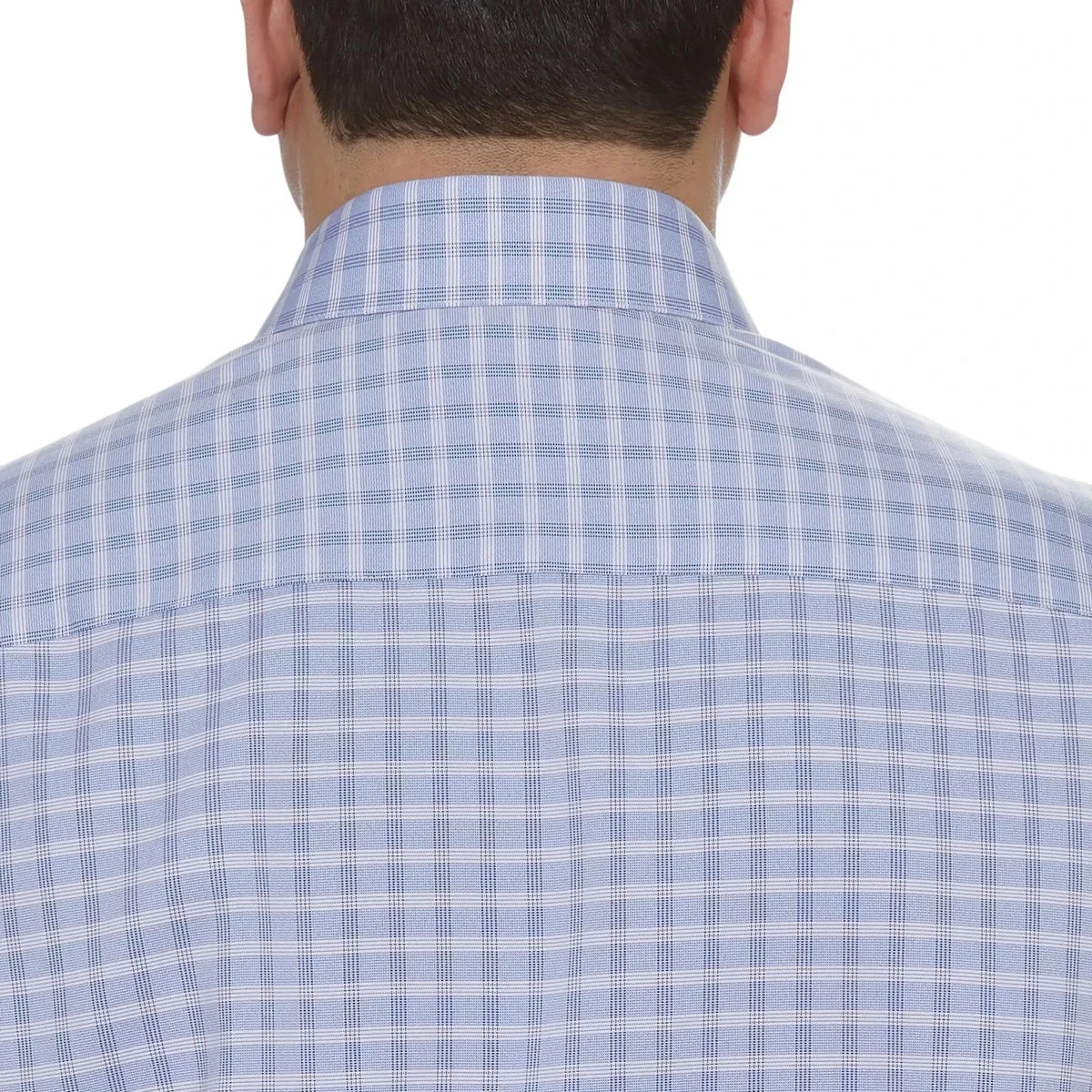 Kenneth Cole Men’s Quick Dry Performance Dress Shirt, Blue, L (16-16.5,34/35)