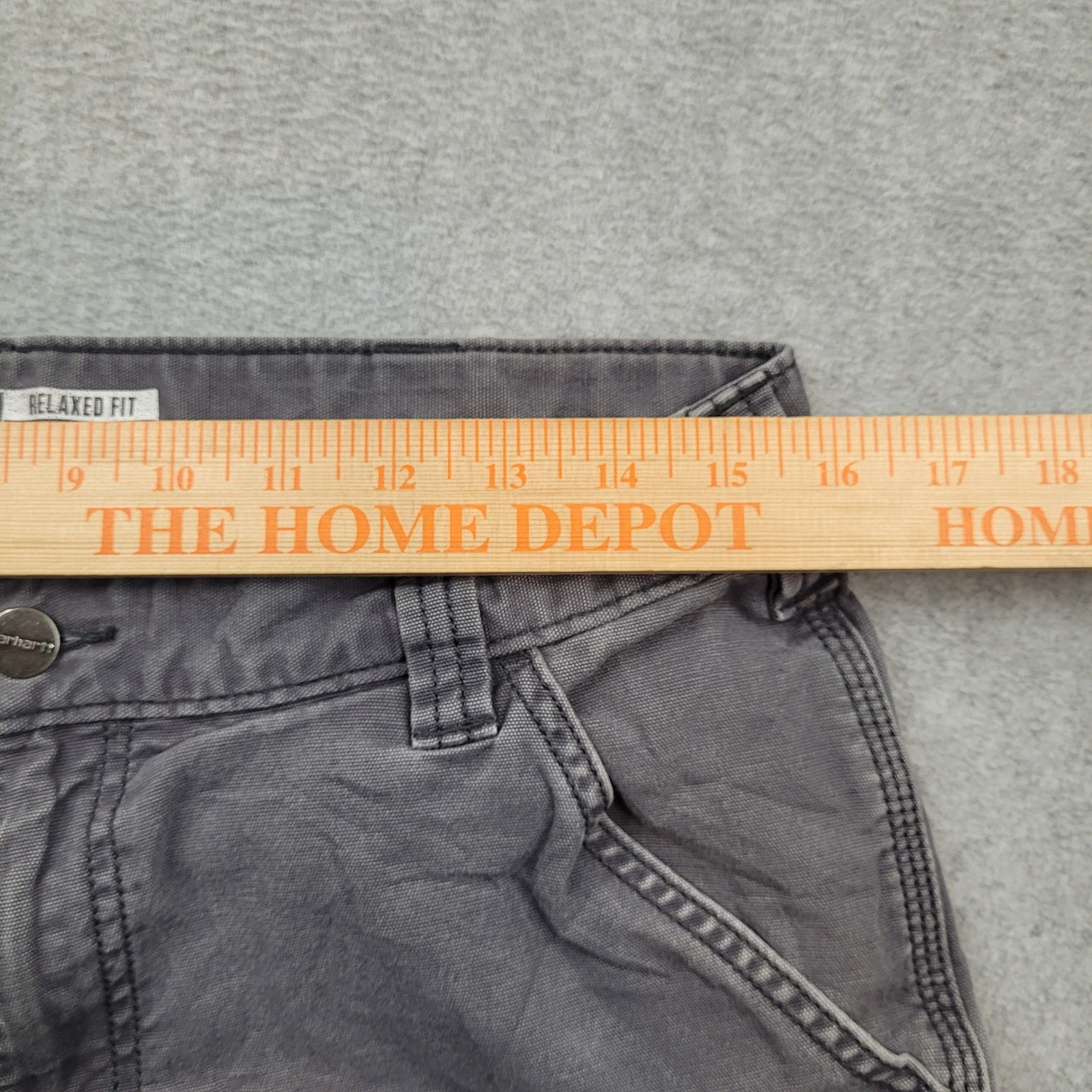 Carhartt Rugged Flex Double Knee Utility Work Pant Mens 33×30 Gray 102802-029