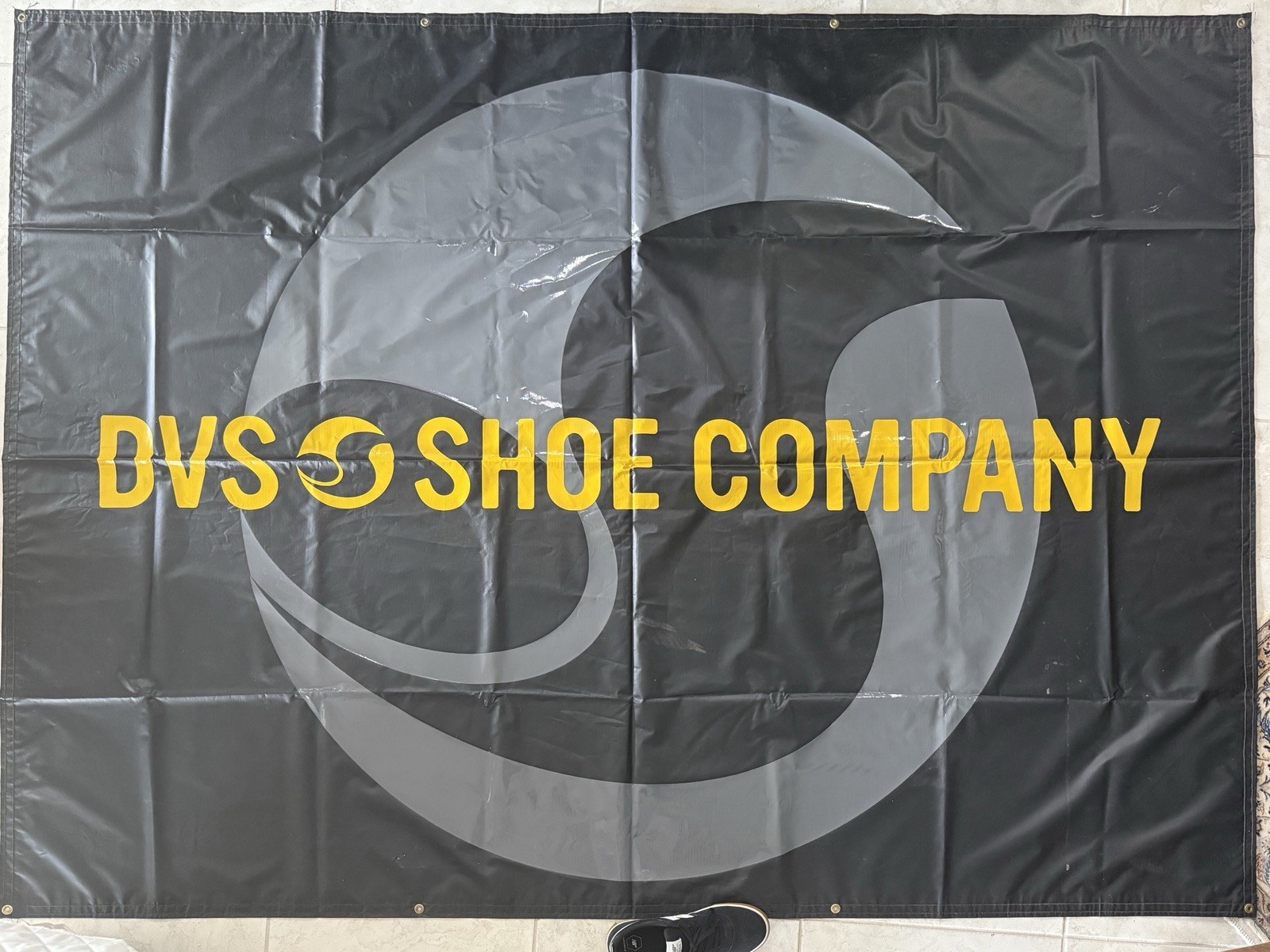 Vtg DVS Shoe Company Banner 6’ X8’ NOS Skateboarding Shoes