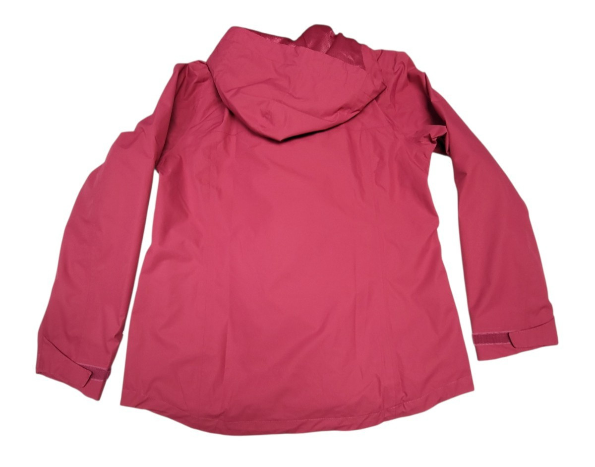 NWT 33,000 Ft Hooded Rain Jacket Medium Packable Sealed Seams Water & Wind Proof