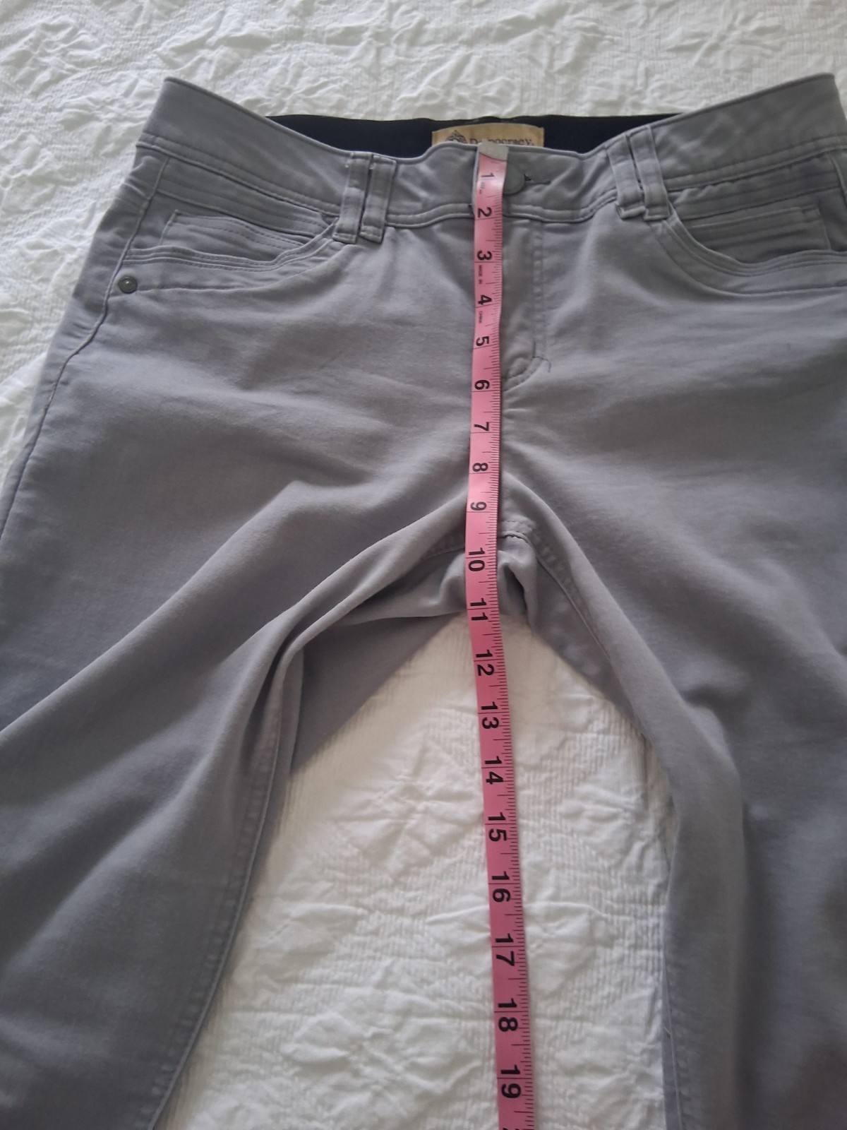 Democracy AB Technology Skinny Jeans Women’s Size 10 Light Grey Stretch Pants