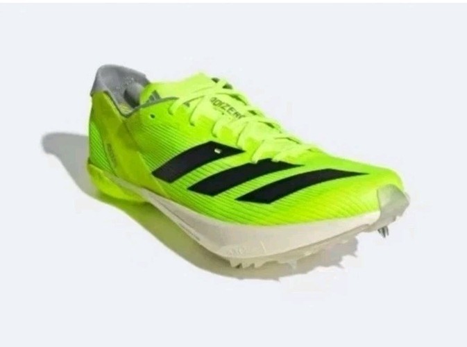 NEW Adidas Men’s 8 Adizero Ambition Track & Field Spikes Lucid Lemon Volt IH5798