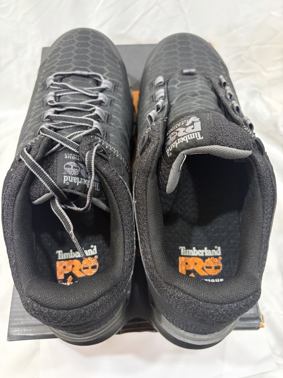 Timberland Pro Men’s Powertrain Sport Alloy Toe Work Sneaker in Black, Size 10 M
