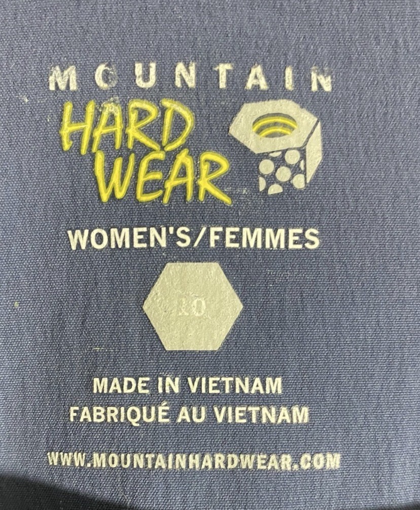 Mountain Hardwear Women’s 10 Lightweight Zip Up Jacket Blue Outdoor Sun/Fishing