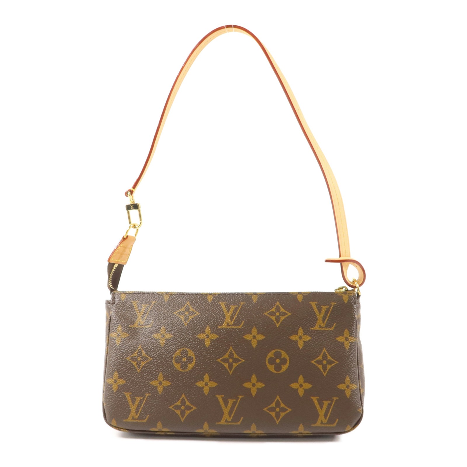 LOUIS VUITTON LV GHW Pochette Accessoires Pouch M40712 Monogram Brown