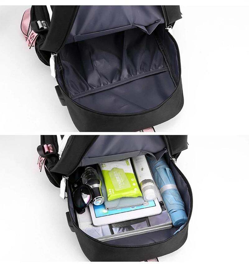 Kerokero/Keroppi/frog Backpack Rucksack School Bags USB Charging Backpack