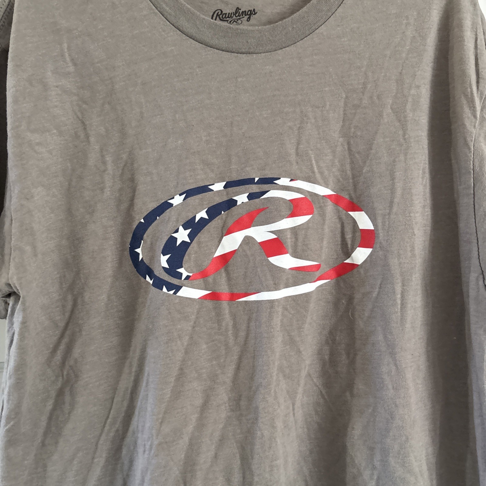 Rawlings Adult T-Shirt – Gray – Size S