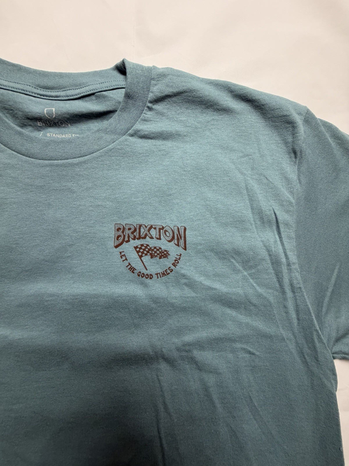 Brixton Supply Company Let the Good Times Roll Men Shirt L Blue B112/113