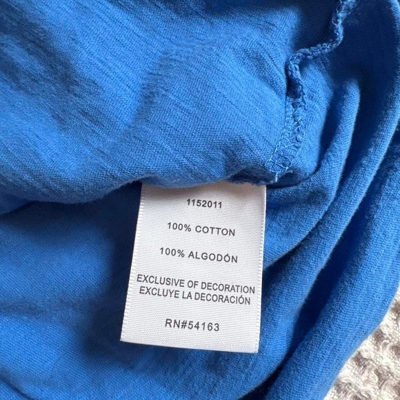 Tommy Hilfiger Cobalt Blue V-Neck Tee