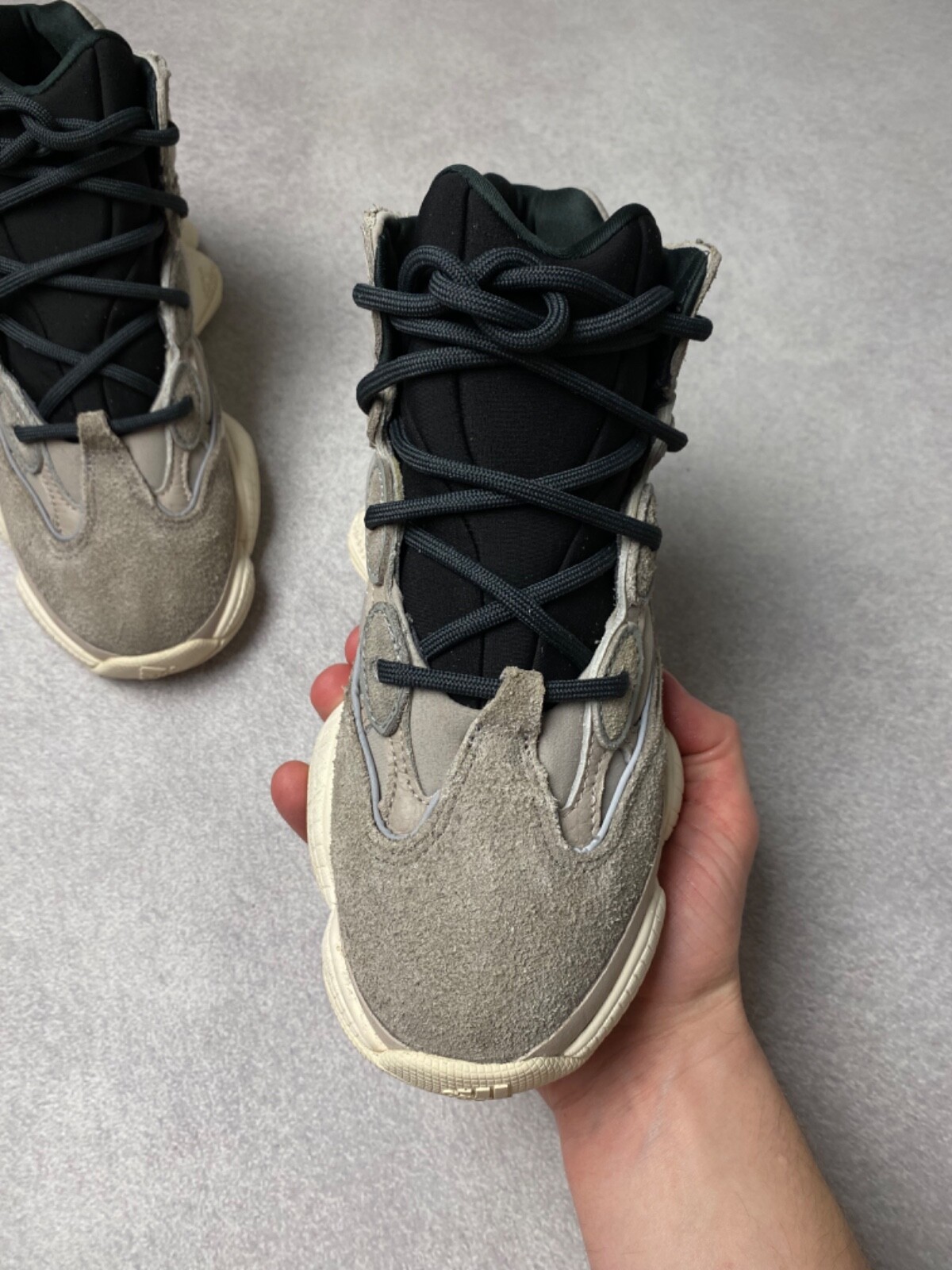 Women’s Adidas Yeezy Boost 500 high Mist Stone GV7775 US6,5